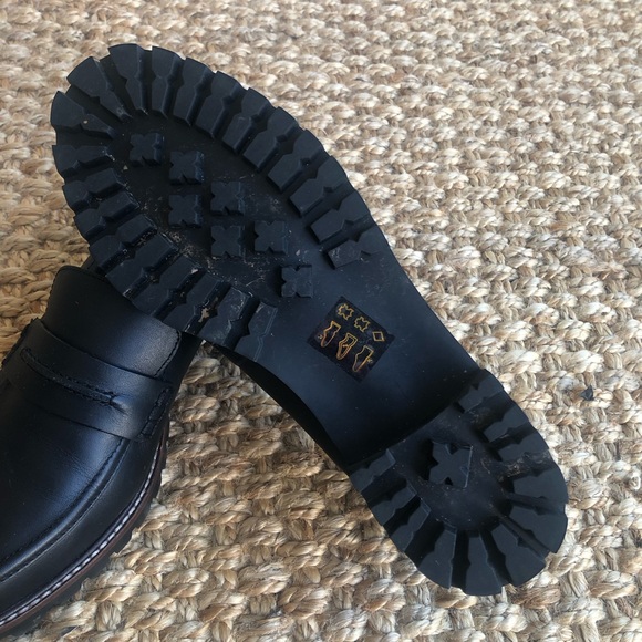 Madewell The Corinne Lug Sole Loafer. Leather. Size 8.5 - Picture 9 of 12